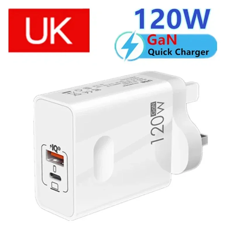 Xiaomi 120w Fast Charger USB C Super Quick Charging Adapter PD USB Mobile phone Charger For Iphone Huawei Laptop Tablet Macbook