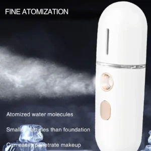 S72fe1d1b475e4e37a352e1687ef95aafJ.webp 1PC Mini Portable Humidifier Nano Mister Facial Steamer Device Beauty Spray Hydrating Apparatus Cold Spray ApparatusRechargeable