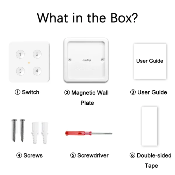 LoraTap ZigBee 3.0 Wireless 13 Types Push Button EU US Remote Controller Tuya Scene Automation Control Switch Smart Life App