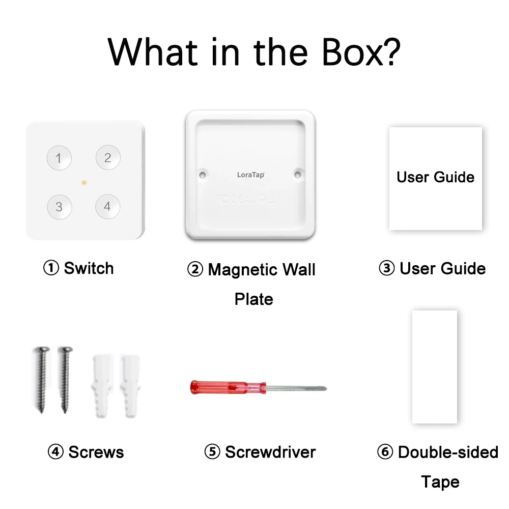 LoraTap ZigBee 3.0 Wireless 13 Types Push Button EU US Remote Controller Tuya Scene Automation Control Switch Smart Life App