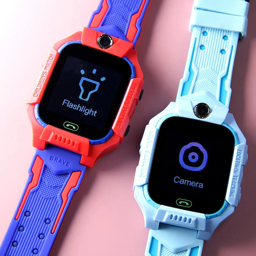 Smart Watch Kids 2g Sim Card Smartwatch for Children SOS Tracker Call Phone Camera Voice Chat Photo Boys Girls Birthday Gifts