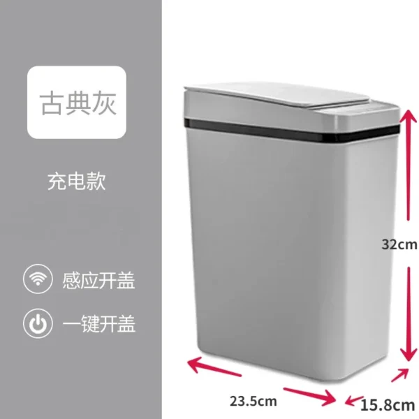 Smart Trash Can Automatic Sensor Garbage Can For Bathroom Kitchen Garbage Cube Living Room Recycle Bins Home Accessories
