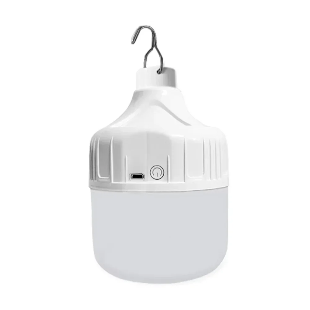 USB Rechargeable Camping Light Bulb Super Bright Portable LED 3 Modes Outdoor Lamp Emergency Fishing BBQ Tents Night Lighting