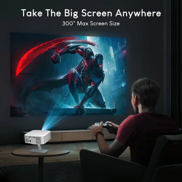 Salange Netflix Projector P92MAX Smart Android 13 1080P BT5.2 WiFi6 12000L Electronic Focus Auto Keyston 4K Movie HD Home Cinema