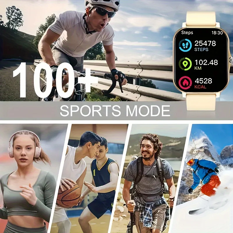 KESHUYOU 2025 Smart Watch Answer Make Call Message Preview Sport Mode DIY Dial Sleep Monitor Smart Watch for Men Women Gifts