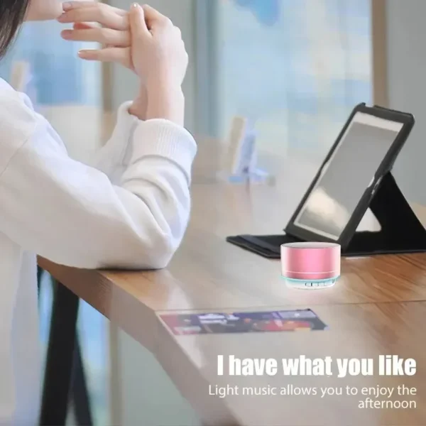 Portable Wireless Bass Speaker Audio, Mini Car Small Speaker Auxiliary FM TF USB Plug-in Card Outdoor Portable Small Speaker