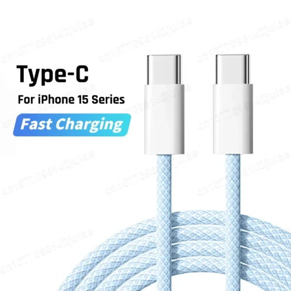 Original PD 60W Fast Charger 6A USB C to Type C Cable For Apple iPhone 15/16 Pro MAX Quick Charging For Samsung S24 Xiaomi Cable