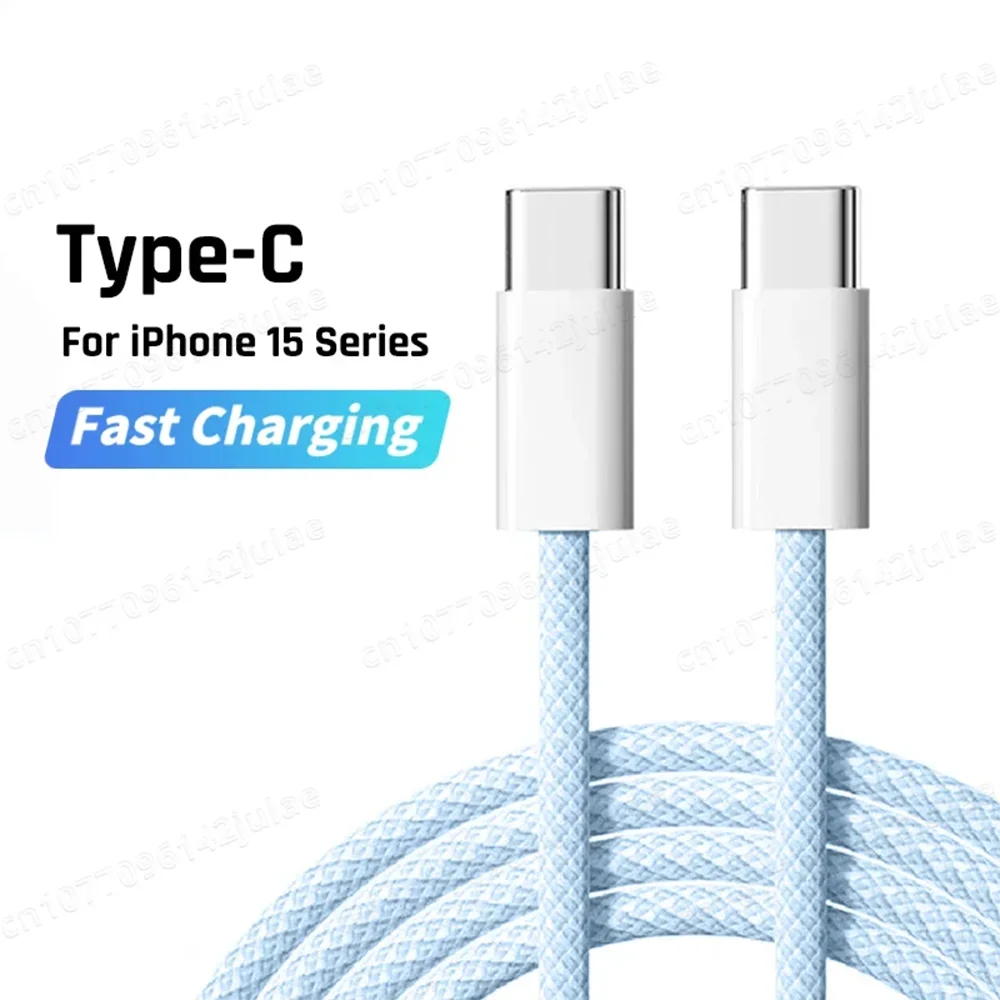 Original PD 60W Fast Charger 6A USB C to Type C Cable For Apple iPhone 15/16 Pro MAX Quick Charging For Samsung S24 Xiaomi Cable