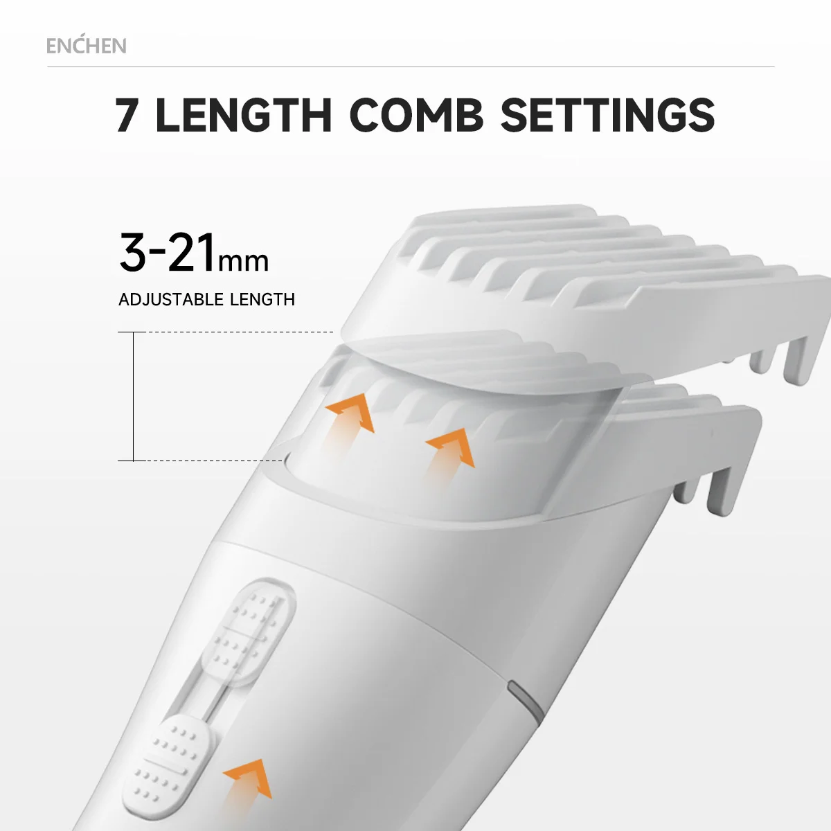 ENCHEN Hair Trimmer Professional Hair Cutting Machine Hair Clipper Cordless Haircut Electric Adjustable Trimmer for Men -Boost 2