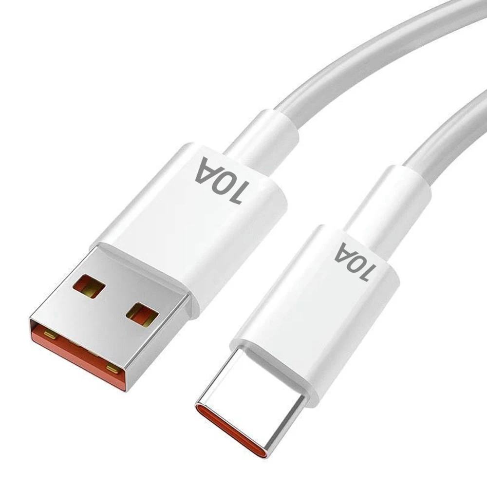 USB Type C Cable 10A Fast Charging Wire Mobile Phone USB Line For Huawei 30 Xiaomi redmi Samsung Poco f5 USB C Data Cable Cord