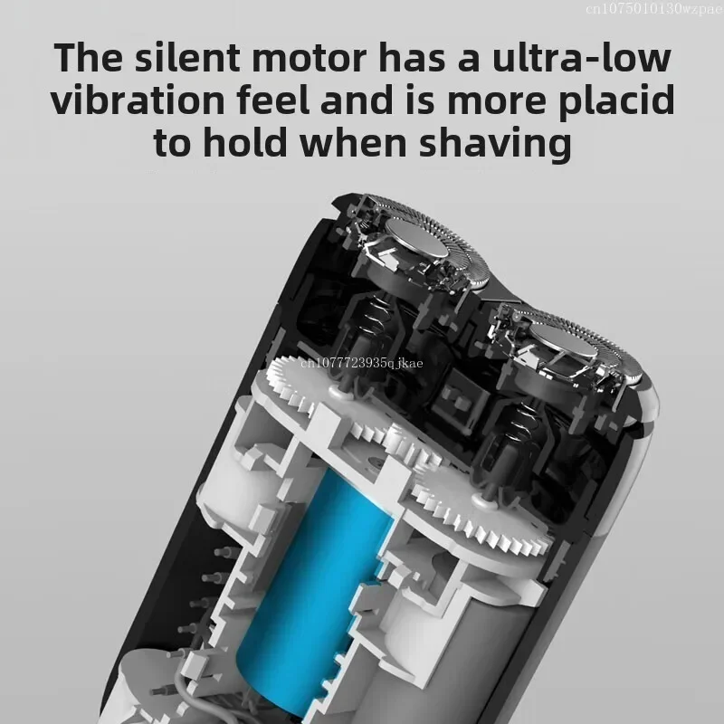 XIAOMI MIJIA S100 Electric Shaver Twin Blade Portable Dry Wet Razor Beard Trimmer Cutter USB Rechargeable For Men Razors Machine