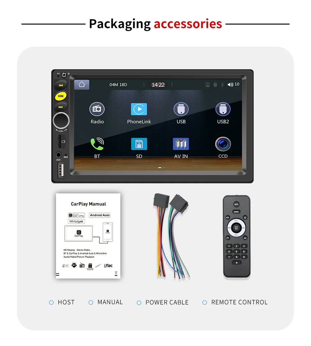 7/9/10 inch Universal Android 13 Car Radio 64G Autoradio android 2 Din car radio GPS BT Central Multimedia Smart car systems