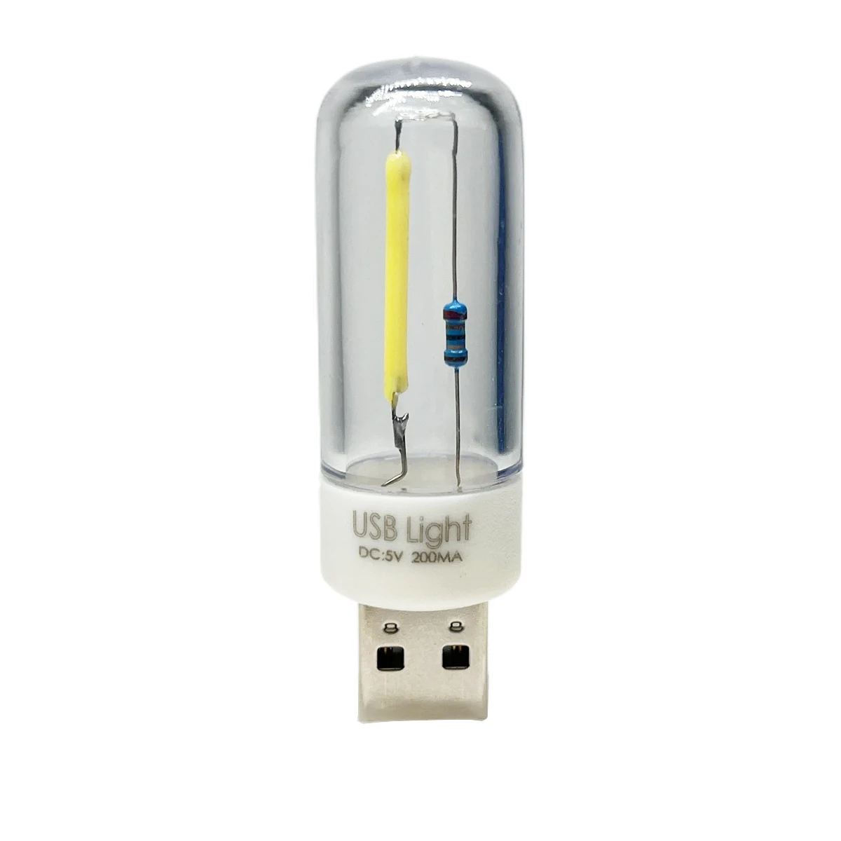 2Pcs LED Camping Lamp 5V Night Light LED USB Filament Portable Lighting USB lamp Charging Treasure Notebook Mobile Power Bulb