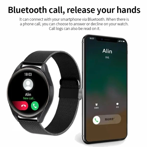 KESHUYOU 2025 New Watch 6 Smart Watch Women's Bluetooth Call Health Monitoring Alarm Clock Men's Fashion Sports Watch