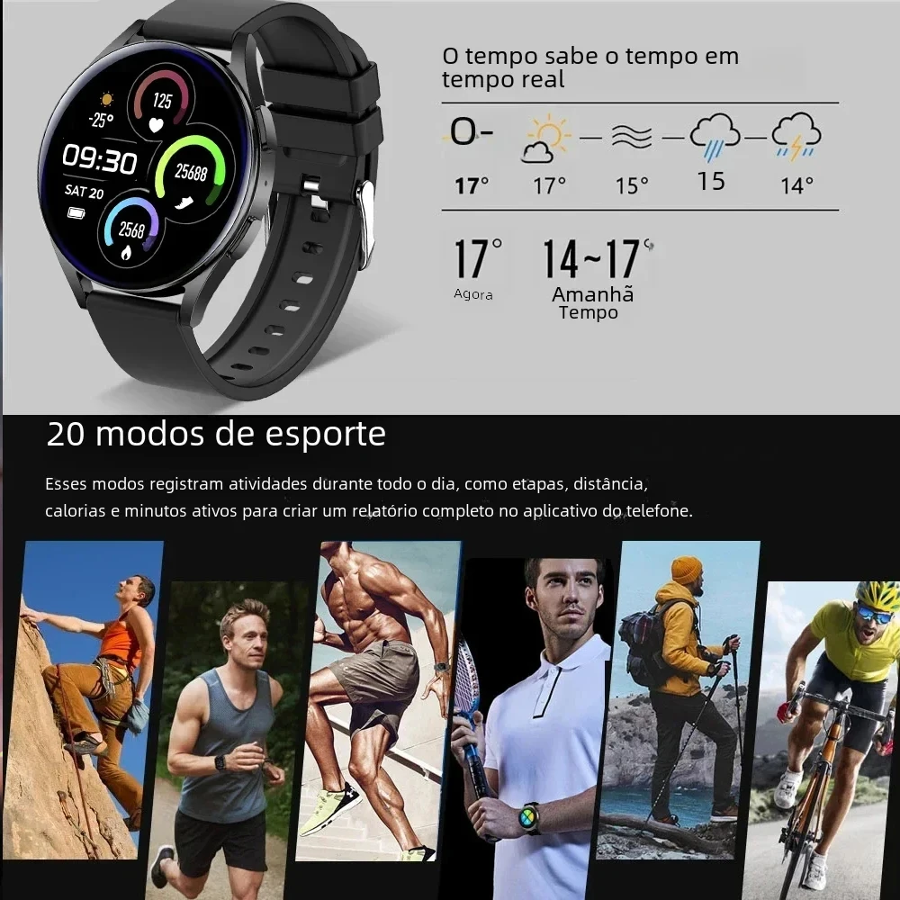 KESHUYOU 2025 New Watch 6 Smart Watch Women's Bluetooth Call Health Monitoring Alarm Clock Men's Fashion Sports Watch
