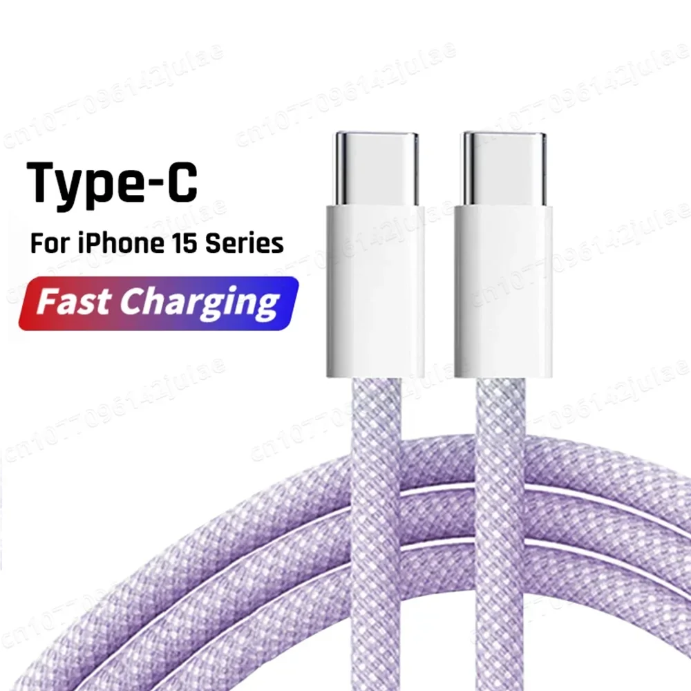 Original PD 60W Fast Charger 6A USB C to Type C Cable For Apple iPhone 15/16 Pro MAX Quick Charging For Samsung S24 Xiaomi Cable
