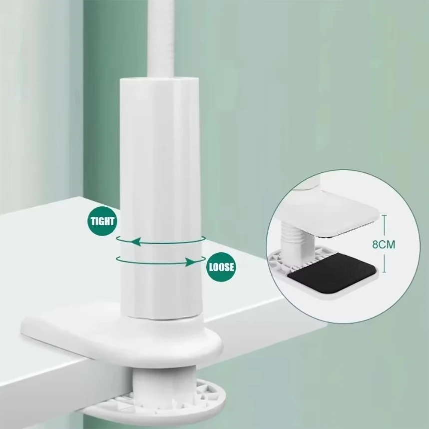 Portable 70cm 360 Clip Mobile Phone Holder Stand Flexible Lazy Bed Desktop Bracket Flat Bracket for iPhone Samsung  Stand Base