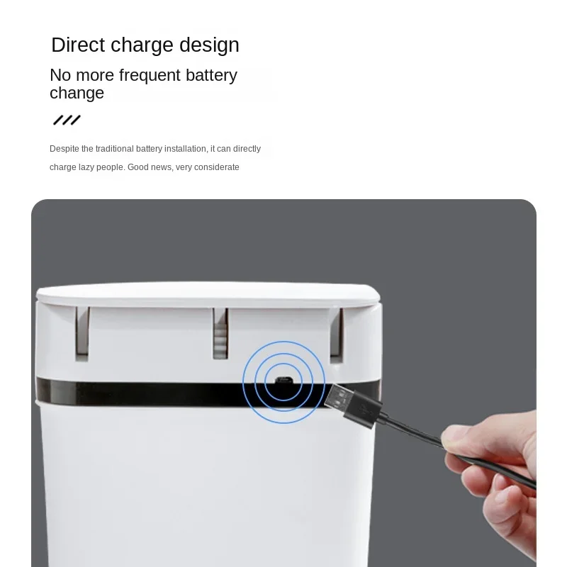 Smart Trash Can Automatic Sensor Garbage Can For Bathroom Kitchen Garbage Cube Living Room Recycle Bins Home Accessories
