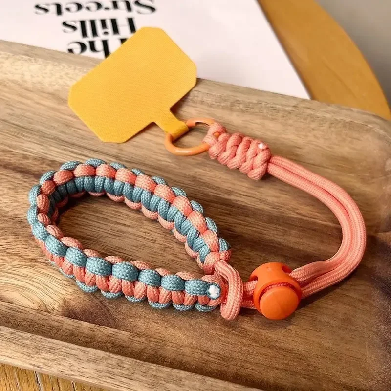 Cute Mobile Phone Lanyard Hanging Decoration Can Be Carried Twist Rope Anti-loss Pendant Fashion Strong Wrist Short Straps Band