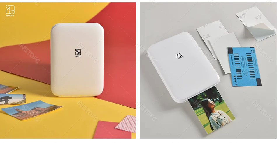 MT53 Color Photo Portable Printer Mobile Phone Mini Handheld Pocket Wifi Bluetooth Printing Machine 2x3 inch Sticky-Backed Paper