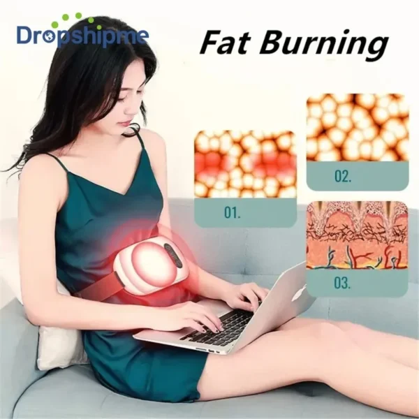 Losing Weight Massager for Body Slimming Back Massager Electric Cellulite Massager for Belly Slimming Belt Abdominal Fat Burning