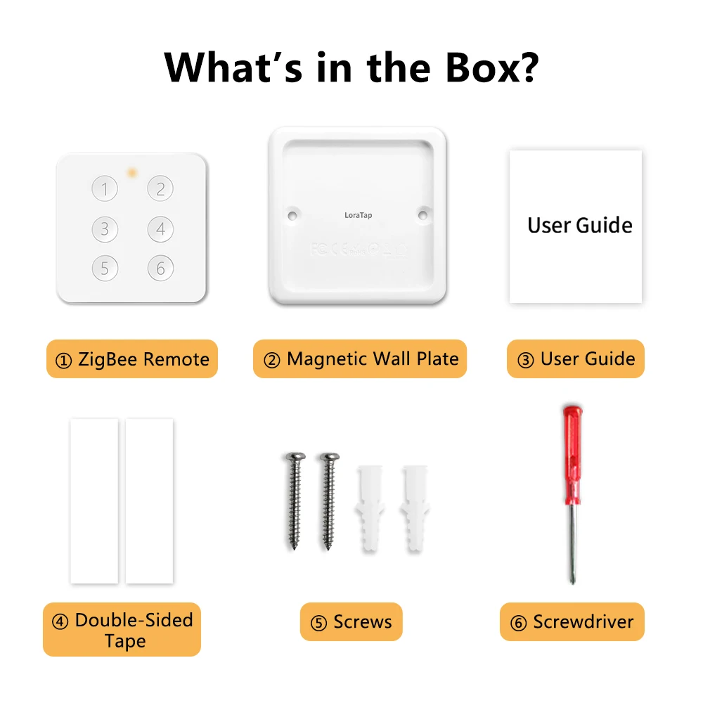 LoraTap ZigBee 3.0 Wireless 13 Types Push Button EU US Remote Controller Tuya Scene Automation Control Switch Smart Life App