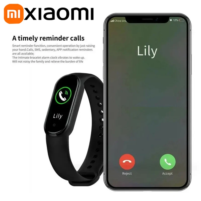 Xiaomi Smart band Movement Watch Step count Bluetooth Synchronous Phone Information Smartwatch For Men Women Students 2025 New