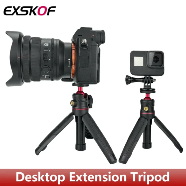 Desktop Extension Tripod Handheld Portable Mount For GoPro Hero 12 11 10 9 Insta360 X4 X3 DJI Osmo Action 4 3 Camera Accessories