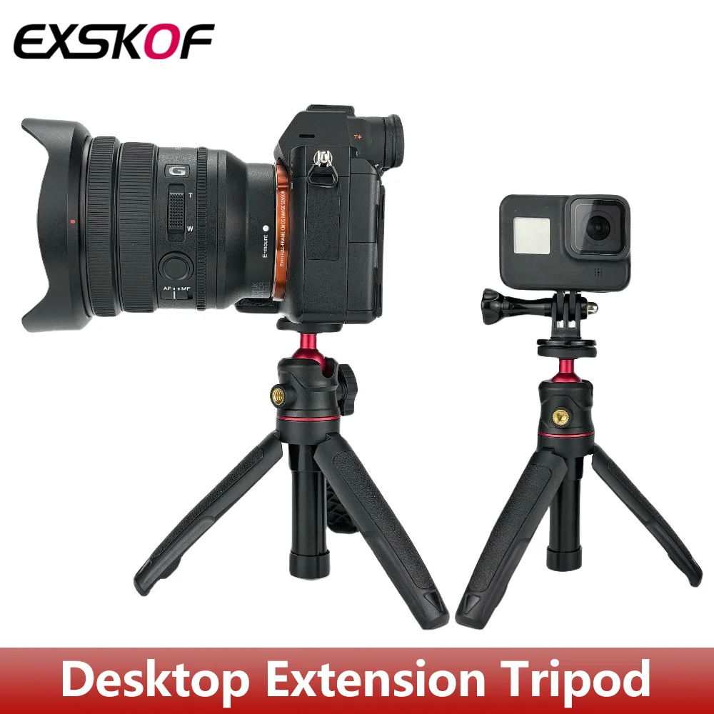 Desktop Extension Tripod Handheld Portable Mount For GoPro Hero 12 11 10 9 Insta360 X4 X3 DJI Osmo Action 4 3 Camera Accessories