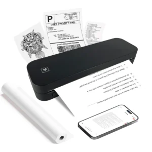 S8d6912d1f934493299880d711be8b043L.webp A4 Thermal Printer 203DPI Bluetooth Pocket Photo Document Printer Memo Note Tattoo Printing Wireless Inkless Thermal Printer