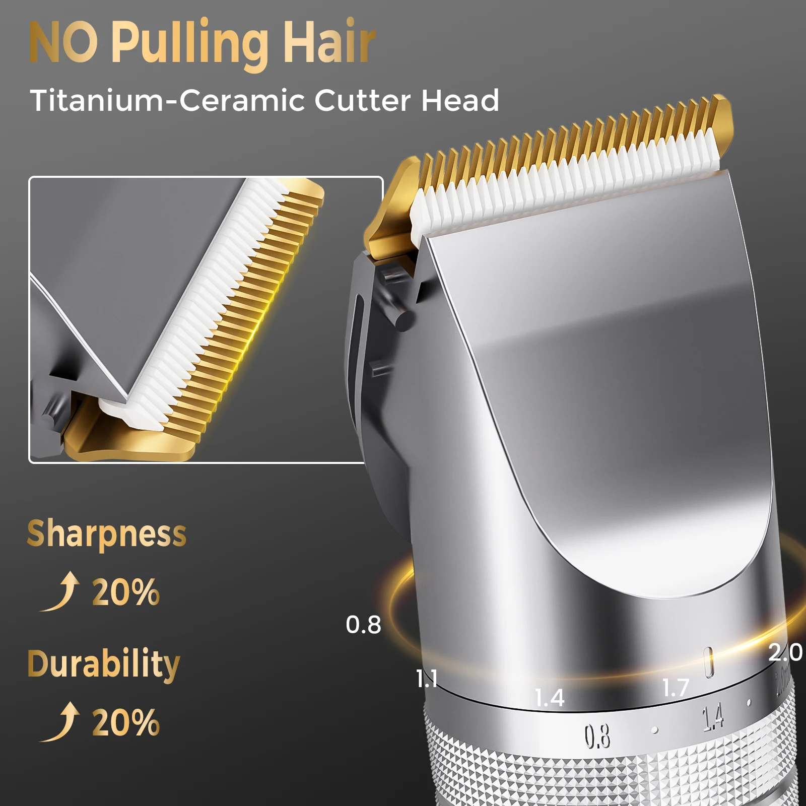 Sejoy Hair Clippers for Men Professional Cordless Barber Clippers for Hair Cutting Machine Grooming Rechargeable Beard Trimmer