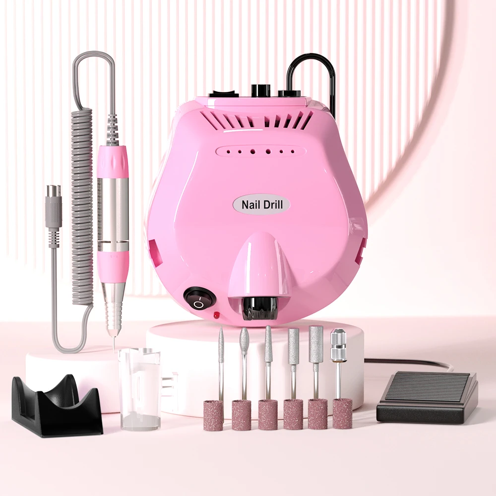 35000RPM Electric Nail Drill Machine Cutter Set Nail Gel Polisher Nail tools Salon Equipment Strong Polishing Tool Nail File Kit