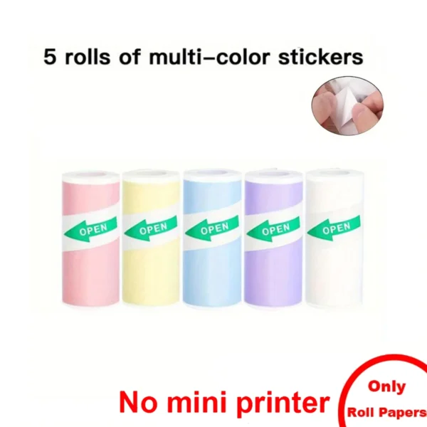 Portable Mini printer,thermal pocket Label  printer, for Android or IOS APP, inkless sticker printer, suitable for home, office