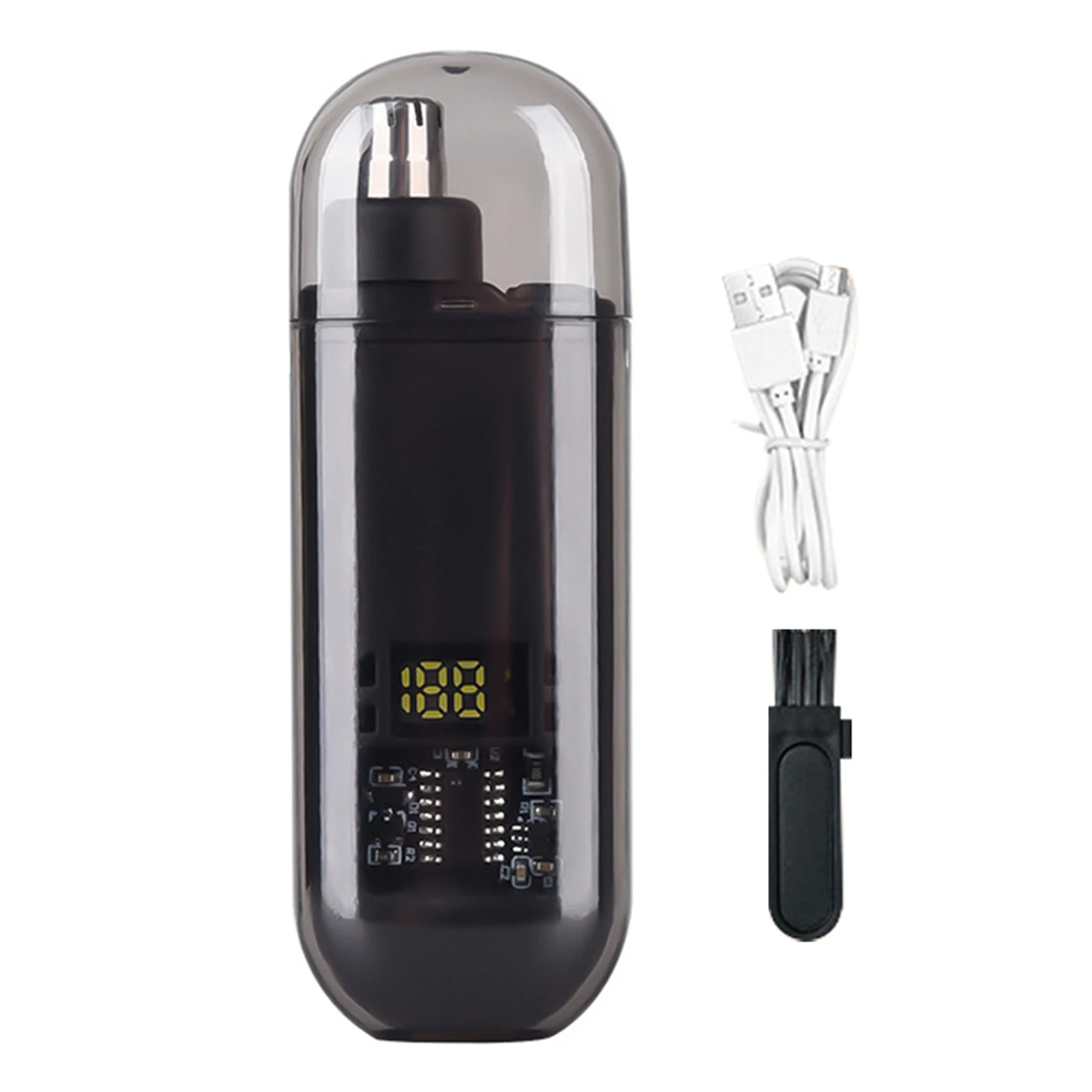 2 in 1 Electric Nose Hair Trimmer Clipper Rechargeable Multi-kinetic Shaving Unisex Automatic Washable Personal Care Appliances