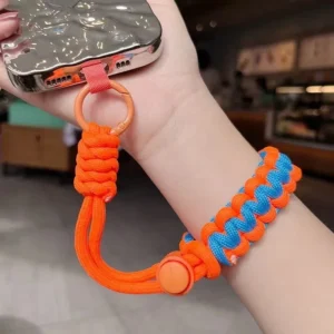 Cute Mobile Phone Lanyard Hanging Decoration Can Be Carried Twist Rope Anti-loss Pendant Fashion Strong Wrist Short Straps Band