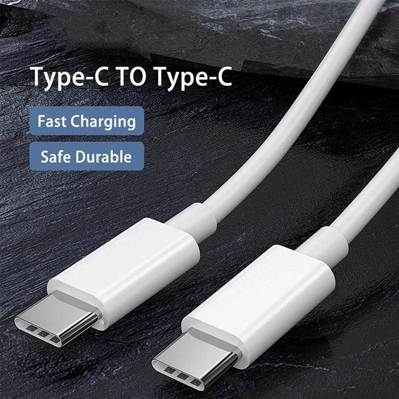 PD Fast Charging Cable Type C to Type C For Apple Iphone 15 16 Huawei Xiaomi Samsung Type C Weaving Cable Accessories Data line