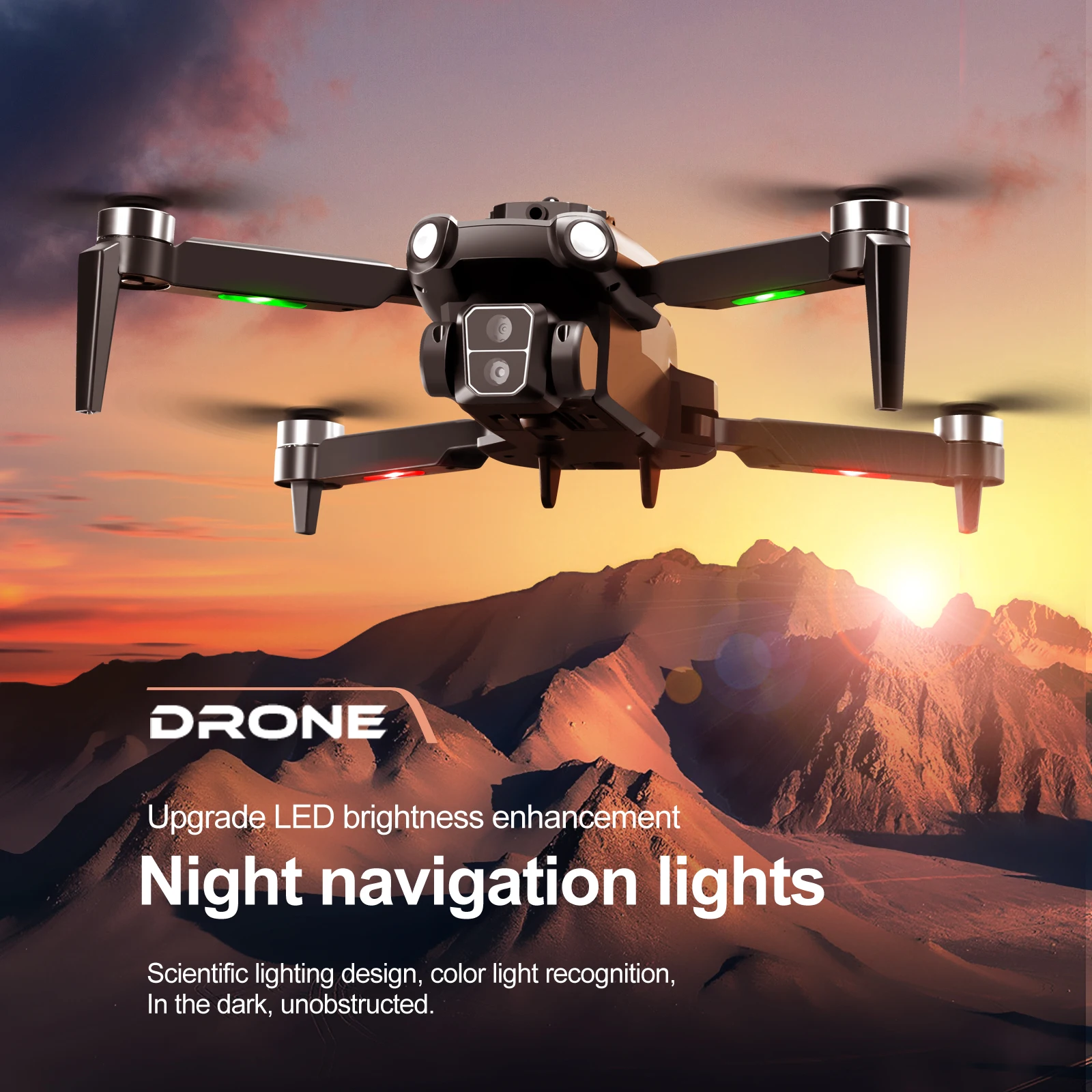 KBDFA Professional S119 Drone 8K With Dual Camera 5G WIFI Smart Obstacle Avoidance FPV Brushless Motor RC Quadcopter Mini Dron