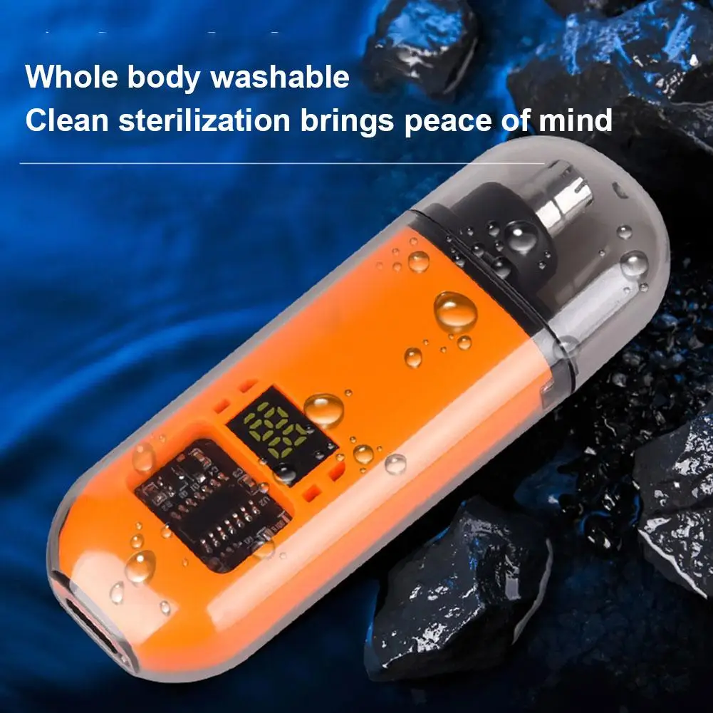 2 in 1 Electric Nose Hair Trimmer Clipper Rechargeable Multi-kinetic Shaving Unisex Automatic Washable Personal Care Appliances
