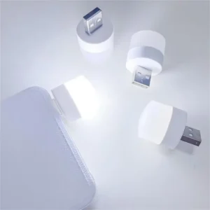 Desk Lamp Bulb Mini Led Usb Rechargeable Small Round Reading Night Light Desk Book Lights Power Bank Charging