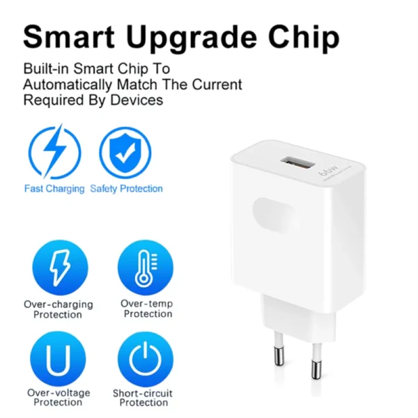 66W Super Fast USB Charger For Huawei Mate 40 50 P50 P60 Nova 10 Honor 90 100 X8b Magic 5 Lite 6 Pro Type C Charging 6A Cable 2m