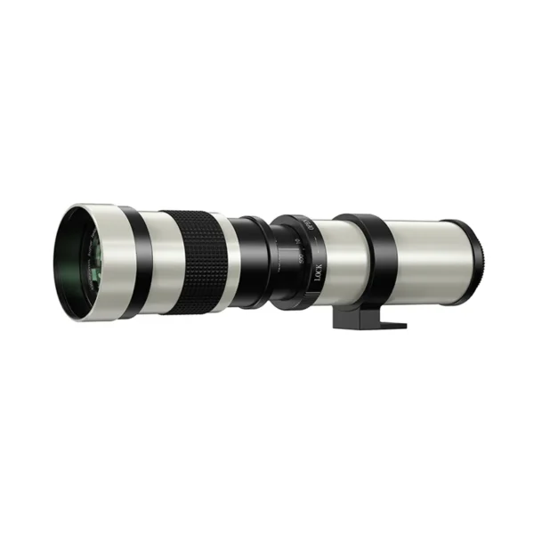 Lightdow Super Telephoto Manual Zoom Lens 420-800mm F8.3-16 With T2 Ring Adapter for Sony Canon Nikon Pentax Olympus Cameras