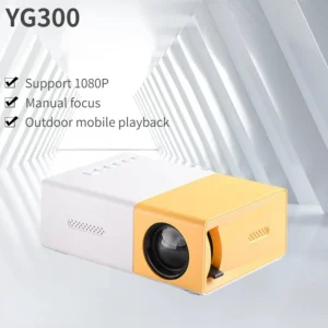 YG300 Mini Projector Portable Projector Wifi Smart 1280 720P Full HD Office Home Theater Video Mini Projector Mobile Projection
