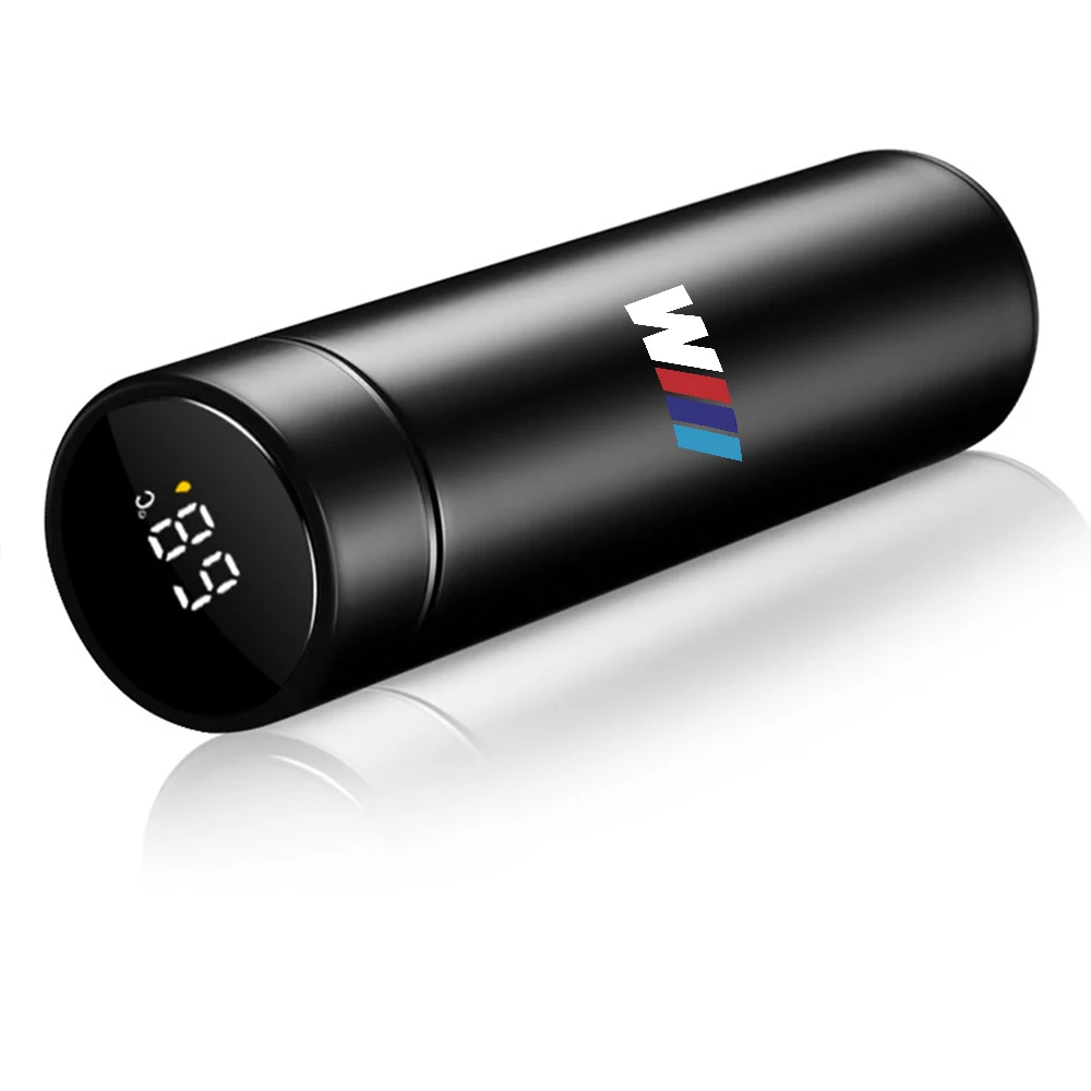 Car Stainless Steel Smart Thermos Mug Insulation Cup Led Digital Temperature Display For BMW E28 E30 E34 E36 M Performance X1 X2