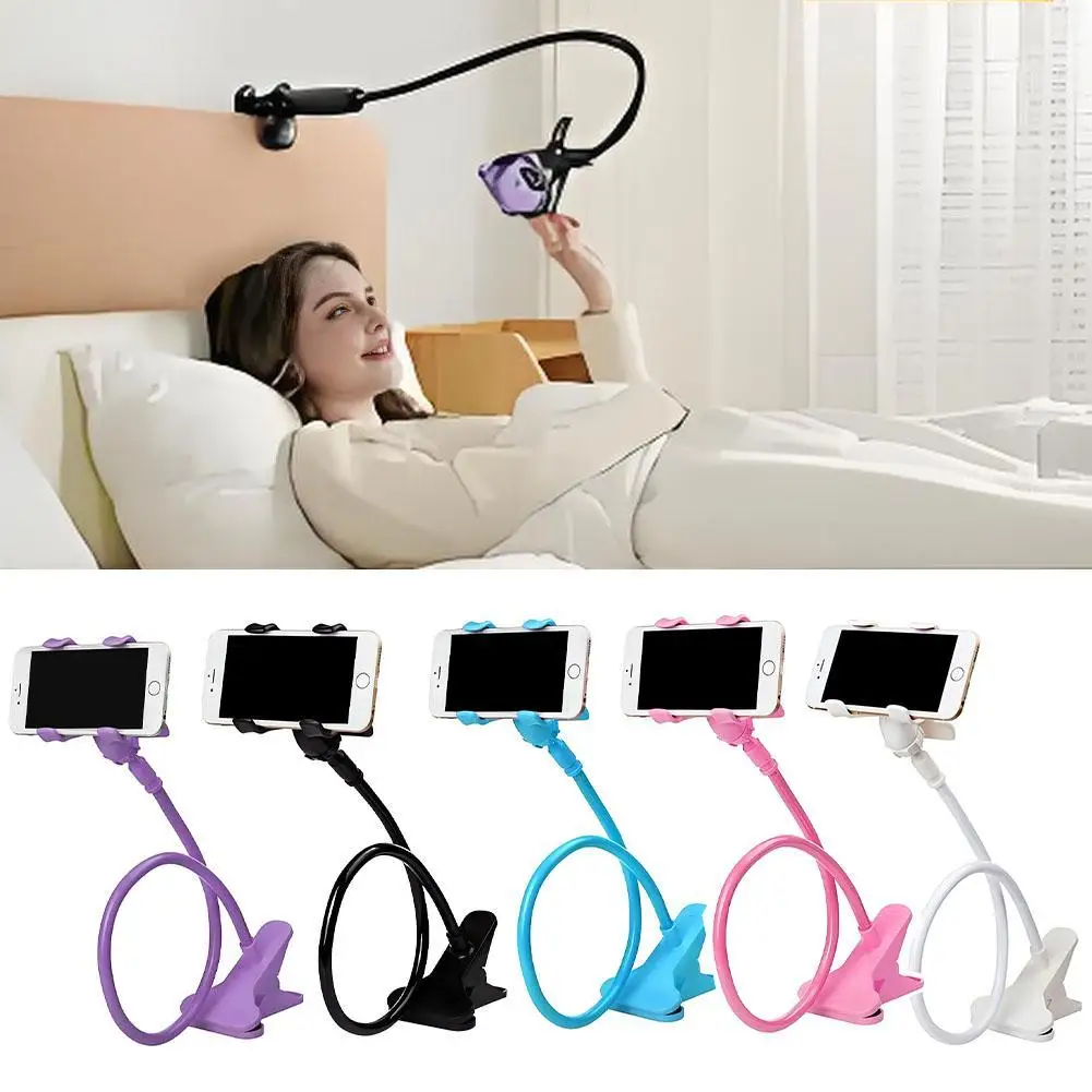 Lazy Desktop Bedside Clip Phone Bracket Flexible Long Arm Mobile Phone Holder Stand Mount For Smartphone A1B9