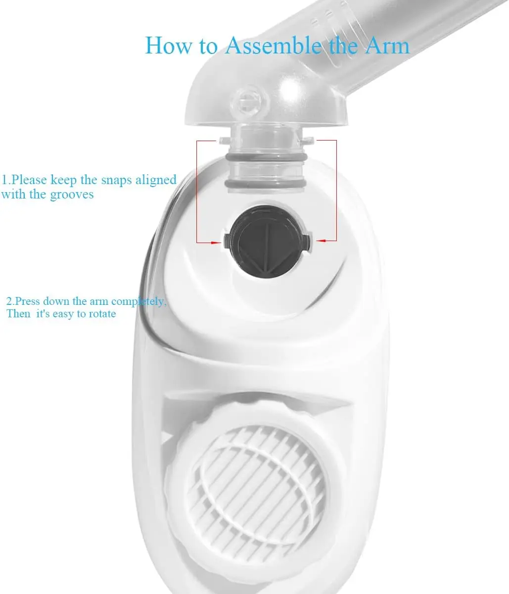 Facial Steamer Hydrating and Moisturizing Adjustable Nozzle for Unclogs Pores Deep Hydration & Cleansing Face Skin Care at Home