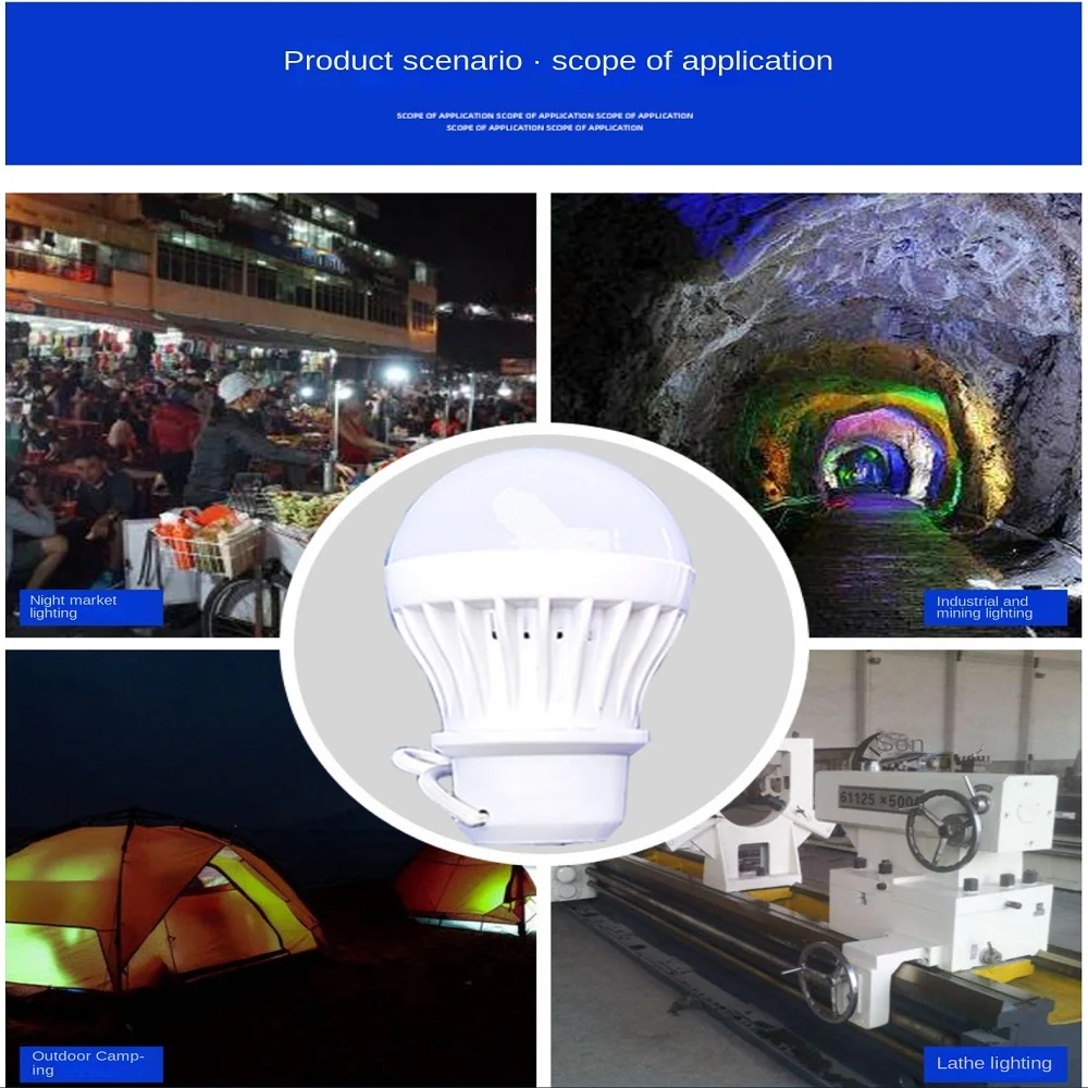 USB Bulb LED Portable Camping Lamp Mini Bulb 5V Power Book Lights Student Learning Desk Reading Hiking Tent Travel Work