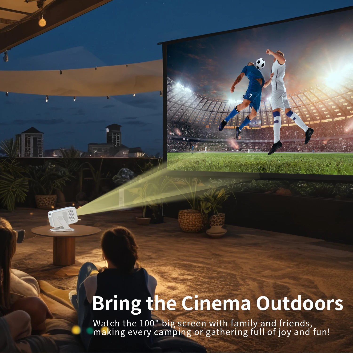 Magcubic HY310X 4K Mini Projector With Full HD 1080P 420ANSI Android 11 Auto Focus Keystone for Outdoor Theater Stand Projector