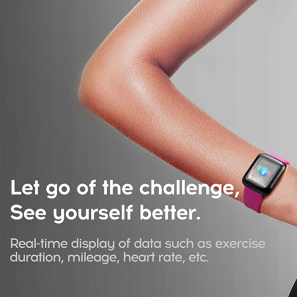 116plus Smart Watch For Men Women Gift 1.3 inch Screen Sports Fitness Watches Wristwatch Bluetooth 5.0 Calls Digital Smartwatch