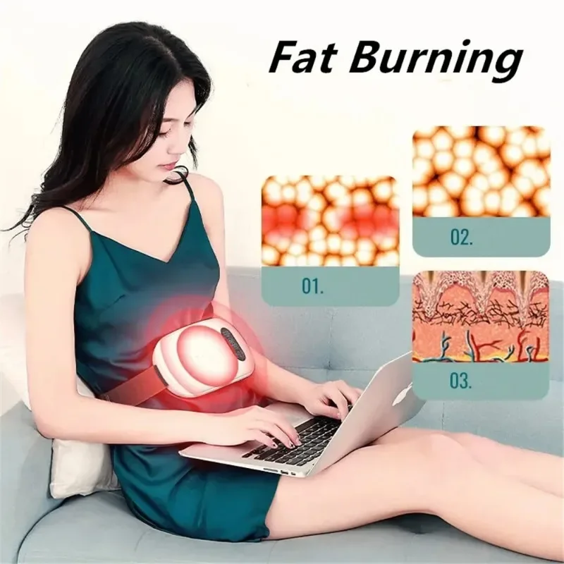Losing Weight Massager for Body Slimming Back Massager Electric Cellulite Massager for Belly Slimming Belt Abdominal Fat Burning