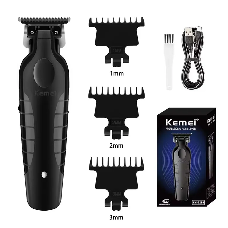 Kemei KM-2296 KM-2299 KM-1102 Professional Hair Clipper Kit Electric Shaver Male Hair Cutting Machine Men’s Cordless Trimmer